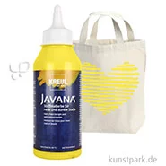 Artikelbild des Artikels “KREUL Javana Stoffmalfarbe für helle und dunkle Stoffe 250 ml | Gelb“