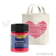 Artikelbild des Artikels “KREUL Javana Stoffmalfarbe für helle und dunkle Stoffe 50 ml | Cherry“