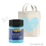 Artikelbild des Artikels “KREUL Javana Stoffmalfarbe für helle und dunkle Stoffe 50 ml | Hellblau“