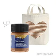 Artikelbild des Artikels “KREUL Javana Stoffmalfarbe für helle und dunkle Stoffe 50 ml | Rehbraun“