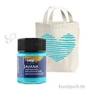 Artikelbild des Artikels “KREUL Javana Stoffmalfarbe für helle und dunkle Stoffe 50 ml | Türkis“