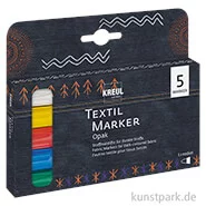 Artikelbild des Artikels “KREUL Textil Marker Opak medium Set mit 5 Stiften “