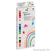 Artikelbild des Artikels “KREUL Textil Marker medium Junior Set mit 18 Stoffmalstifte “