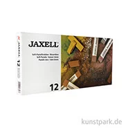 Artikelbild des Artikels “JAXELL Pastellkreide, 12 Brauntöne im Kartonetui “