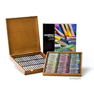 Artikelbild des Artikels “JAXELL Pastell extra fein, 90 Kreiden im Holzkasten “