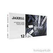 Artikelbild des Artikels “JAXELL Pastellkreide, 12 Grautöne im Kartonetui “
