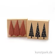 Artikelbild des Artikels “Judi-Kins Stamps - Drei Weihnachtsbäume - 8x9 cm “