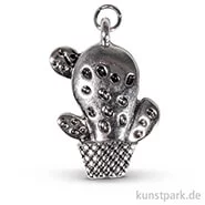 Artikelbild des Artikels “Kaktus - Metall-Anhänger mit Öse - Silber, 28 mm, 1 Stück “
