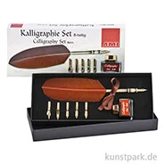 Artikelbild des Artikels “Kalligraphie-Set 8-teilig Schreibfeder mit Tintenfass “