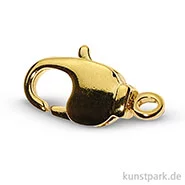 Artikelbild des Artikels “Karabiner-Schließe mit drehbarer Öse - 7,3x14 mm, 2 Stück Gold“