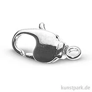 Artikelbild des Artikels “Karabiner-Schließe mit drehbarer Öse - 7,3x14 mm, 2 Stück Silber“
