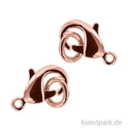 Artikelbild des Artikels “Karabiner-Schließe mit Ring - 9,5 mm, 2 Stück Roségold“
