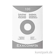 Artikelbild des Artikels “Karteikarten Kariert - weiß, 100 Stück DIN A5“