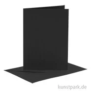 Artikelbild des Artikels “Karten und Kuverts, 6 Sets 15 x 10.5 cm | Schwarz“