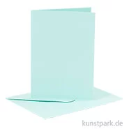 Artikelbild des Artikels “Karten und Kuverts, 6 Sets 15 x 10.5 cm | Hellblau“