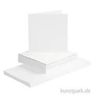 Artikelbild des Artikels “Karten und Kuverts - Weiß, 15 x 15 cm, 50 Sets “