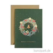 Artikelbild des Artikels “Karten und Umschläge - Merry Christmas, Kranz, 8er Set, B6 “
