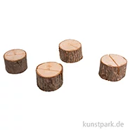 Artikelbild des Artikels “Kartenhalter Holzstamm, 3 - 4,5 cm, 4 Stück “