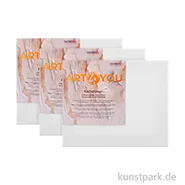 Artikelbild des Artikels “Keilrahmen Set ART4YOU - Leinwände zum Bemalen, 3 Stück, 24 x 30 cm “