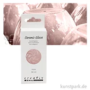 Artikelbild des Artikels “Keramik Glasur - Ceramic Glaze, 60 ml Farbe | Rose Transparent“