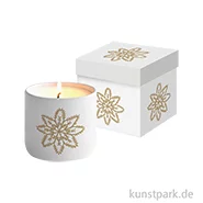 Artikelbild des Artikels “Kerze in Geschenkbox, Atelier Cristal Embossé, Schneekristall “
