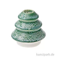 Artikelbild des Artikels “Kerzenhalter Tanne Grün, Porzellan, 8 x 8 x 8 cm “