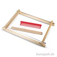 Artikelbild des Artikels “Kinder-Webrahmen, 18,5x29 cm, Webbreite 16,5 cm “