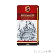 Artikelbild des Artikels “Koh-I-Noor ART, 12 Bleistifte im Etui, Härten: 8B-2H “