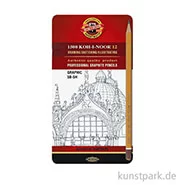 Artikelbild des Artikels “Koh-I-Noor GRAPHIC, 12 Bleistifte im Etui, Härten: 5B-5H “