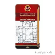 Artikelbild des Artikels “Koh-I-Noor TECHNIK, 12 Bleistifte im Etui, Härten: HB-10H “