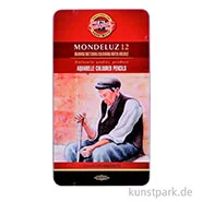 Artikelbild des Artikels “Koh-I-Noor MONDELUZ Aquarellstifte, 12 Stifte im Metalletui “