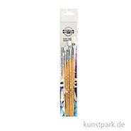 Artikelbild des Artikels “Koh-I-Noor Pinselset SYNTHETIC, 5 Flachpinsel, Größen 2, 4, 6, 10, 14 “