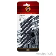 Artikelbild des Artikels “Koh-I-Noor Zeichenkohle Set - Kohlestäbchen in 3 Härtegraden, 6 Stück “
