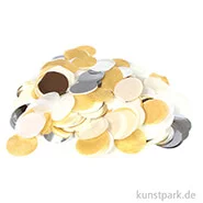 Artikelbild des Artikels “Konfetti 30 g 2 cm | Silber-Gold“