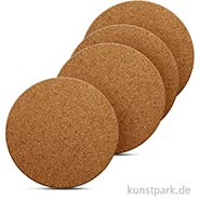 Artikelbild des Artikels “Kork-Untersetzer - rund, 10 cm Durchmesser, 0,3 cm Dicke, 4 Stück “