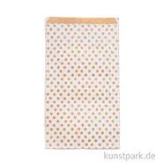 Artikelbild des Artikels “Kraftpapier Tüten, Weiße Punkte, 21 x 37 cm, 50 Stück “
