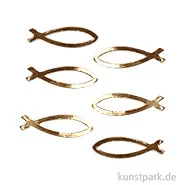 Artikelbild des Artikels “Kreativ Accessoires - Streuteile, Christliche Fische, Gold “