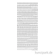 Artikelbild des Artikels “Kreativ Sticker - Buchstaben klein, Silber, 10 x 23 cm “