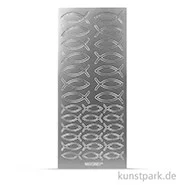 Artikelbild des Artikels “Kreativ Sticker - Fische, silber, 5 Bögen “