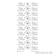 Artikelbild des Artikels “Kreativ Sticker - Frohe Festtage, Silber, 10 x 23 cm “