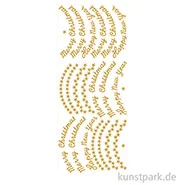 Artikelbild des Artikels “Kreativ Sticker - Merry Christmas, Gold, 10 x 23 cm “