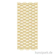 Artikelbild des Artikels “Kreativ Sticker - Schneeflocken Bordüre, Gold, 10 x 23 cm “