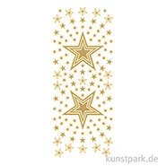 Artikelbild des Artikels “Kreativ Sticker - Sterne 4, Gold, 10 x 23 cm “