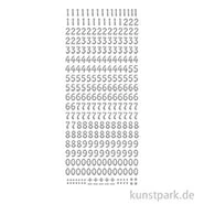 Artikelbild des Artikels “Kreativ Sticker - Zahlen 1, Silber, 10 x 23 cm “
