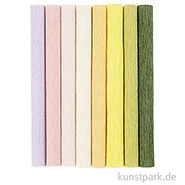 Artikelbild des Artikels “Krepppapier in Pastellfarben als Set mit 8 Farben, 25x60 cm, 105 g “