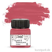 Artikelbild des Artikels “KREUL Glass & Porcelain CHALKY 20 ml Einzelfarbe | Cozy Red“