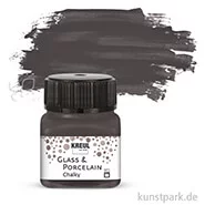 Artikelbild des Artikels “KREUL Glass & Porcelain CHALKY 20 ml Einzelfarbe | Volcanic Gray“