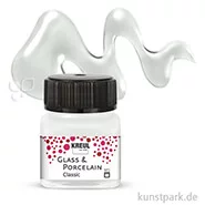 Artikelbild des Artikels “KREUL Glass & Porcelain CLASSIC 20 ml Einzelfarbe | Cremeweiss“