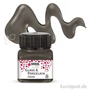 Artikelbild des Artikels “KREUL Glass & Porcelain CLASSIC 20 ml Einzelfarbe | Dunkelbraun“