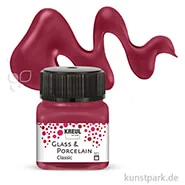 Artikelbild des Artikels “KREUL Glass & Porcelain CLASSIC 20 ml Einzelfarbe | Granatrot“